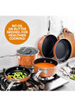10-Piece Stackmaster Space Saving Stackable Cookware Set