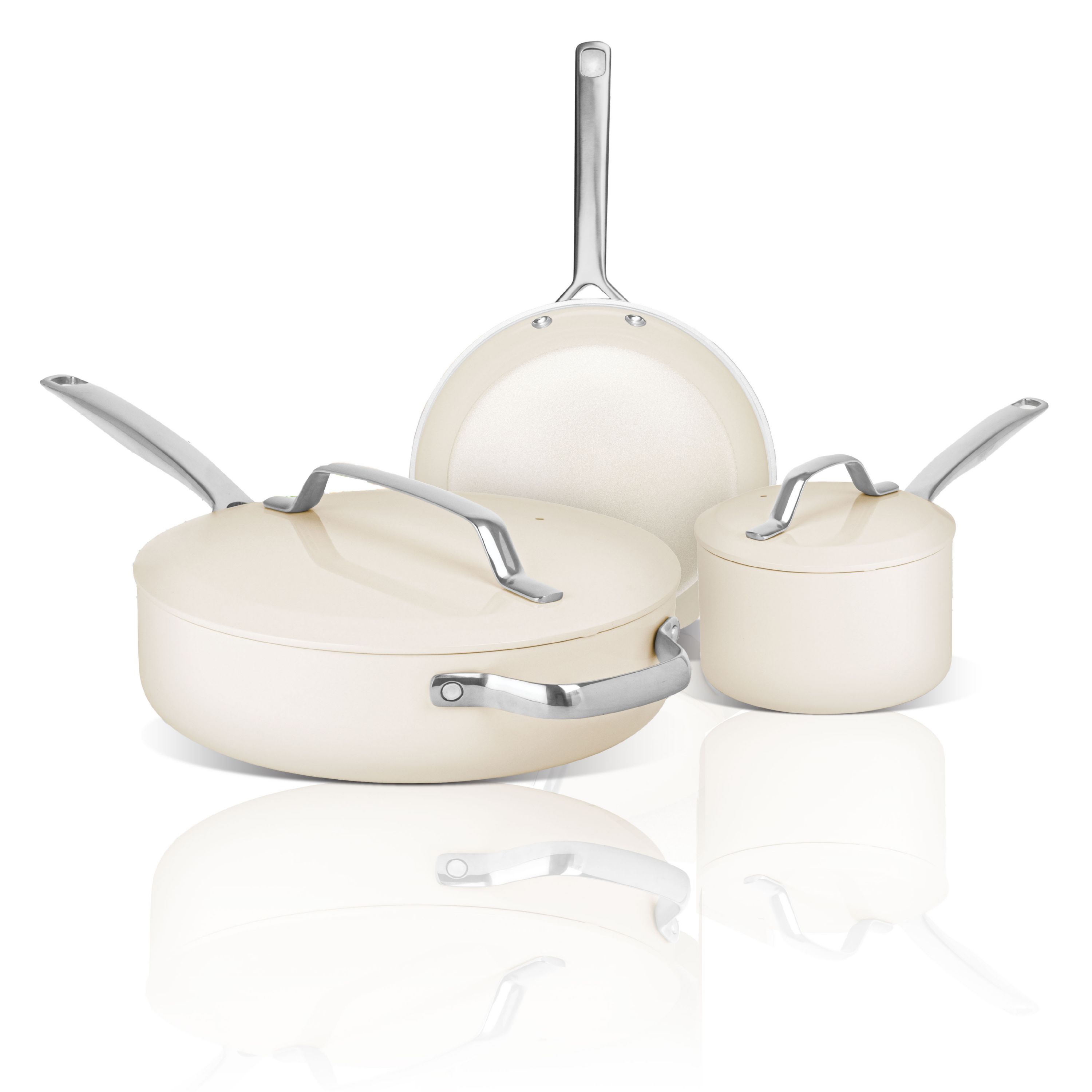 Modern 5-Piece Ultra Performance Ceramic Nonstick Cookware Set