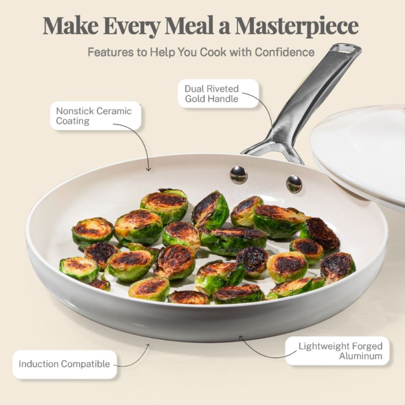 Modern 5-Piece Ultra Performance Ceramic Nonstick Cookware Set