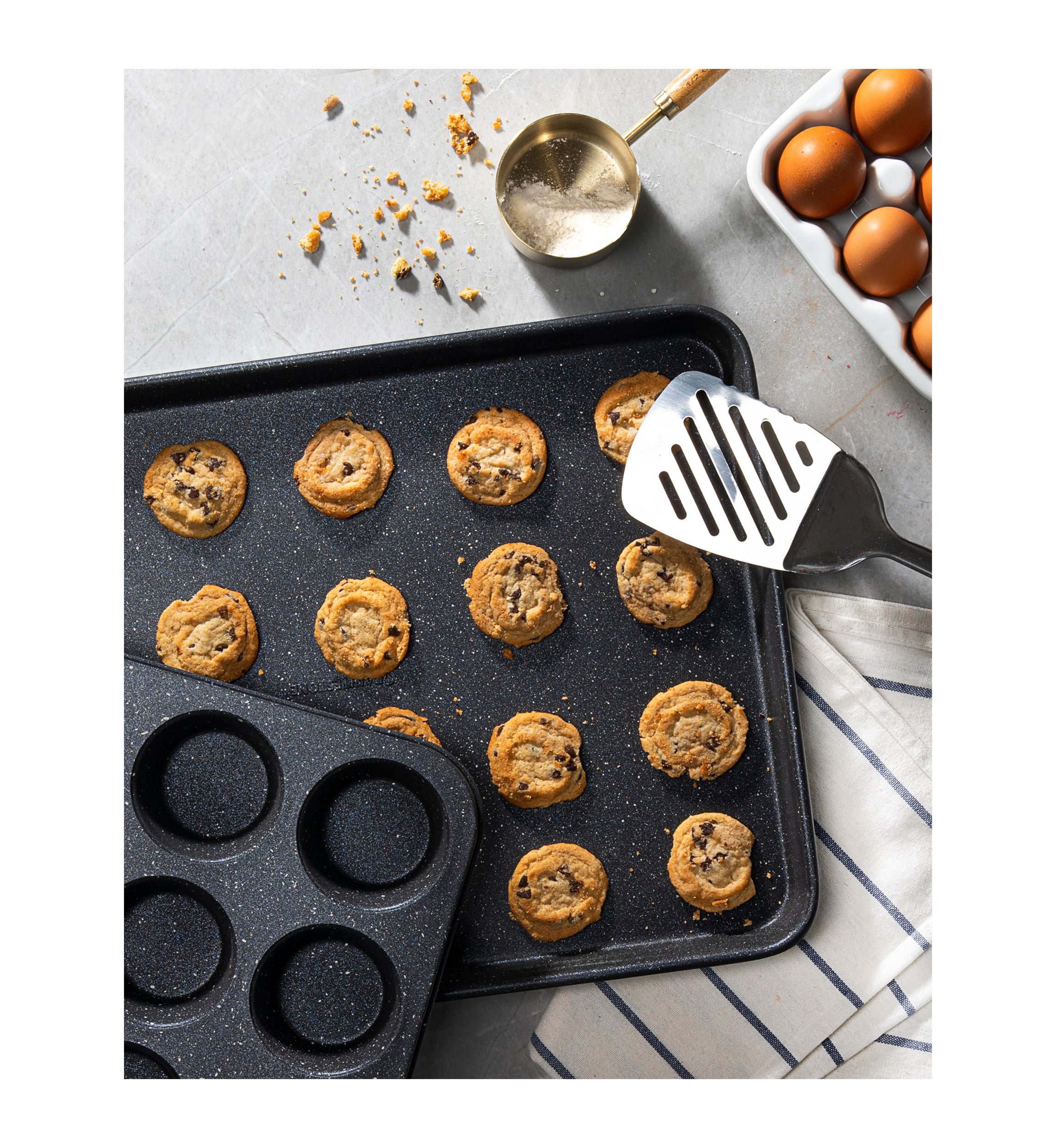 5-Piece Ultra-Durable Mineral And Diamond Infused Bakeware Set