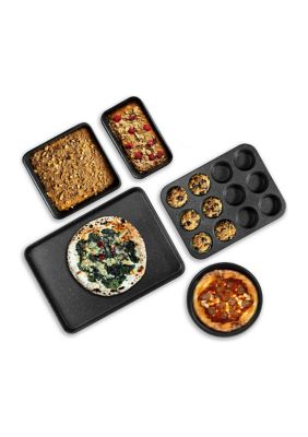 5-Piece Ultra-Durable Mineral And Diamond Infused Bakeware Set