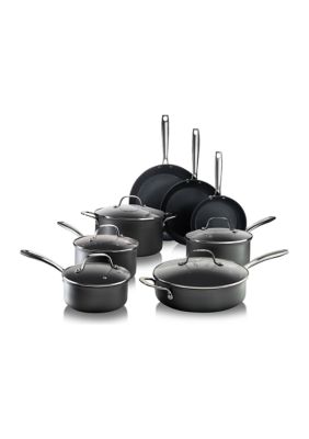 Granite Stone Diamond Professional 13 Piece Aluminum Hard Anodized Diamond And Mineral Coating Ultimate Nonstick Premium Cookware Set Belk