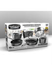 10-Piece Hammered Ultra-Durable Mineral And Diamond Infused Cookware Set