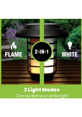 Solar Powered Pathway Lights 2 Modes 21 Lumens LED Landscape Path Lights 4-Pack