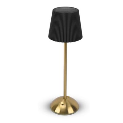 Bell + Howell By Design Rechargeable Solar Powered Tight Pleated Table Lamp