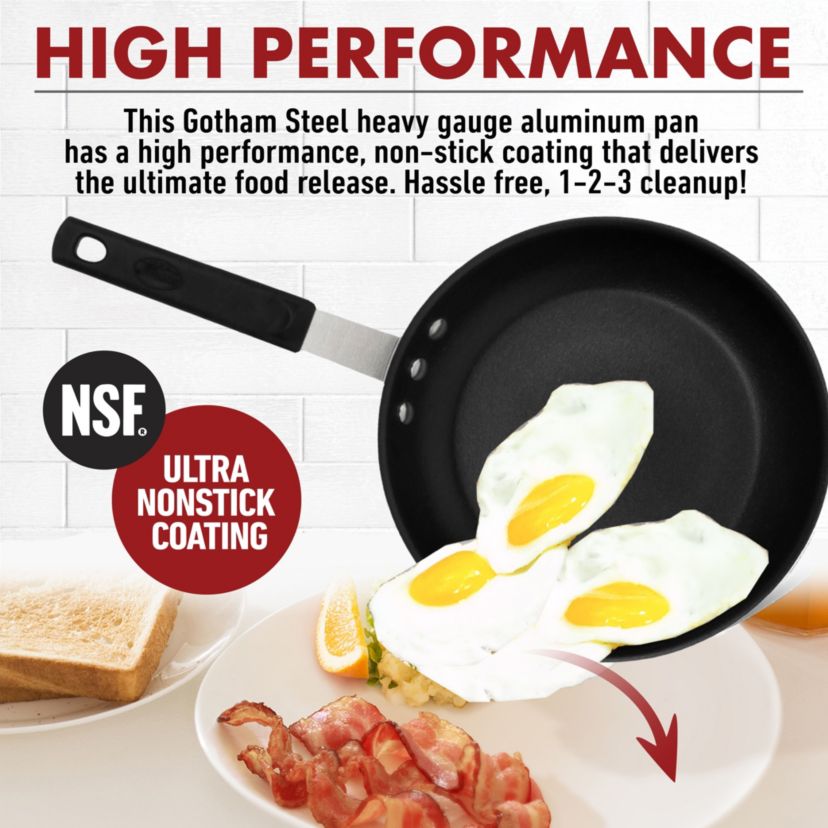 Gotham Steel Pro+ 10 in. Heavy-Gauge Commerical Grade High Performance Nonstick Frying Pan
