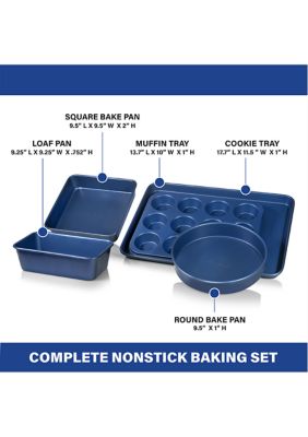 5-Piece 0.8 Millimeter Ultra-Durable Mineral And Diamond inchfused Bakeware Set