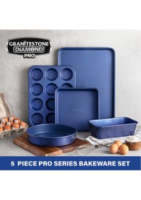 5-Piece 0.8 Millimeter Ultra-Durable Mineral And Diamond inchfused Bakeware Set