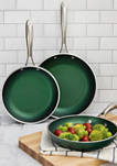 12 Inch  Ultra-Durable Mineral and Iinfused Fry Pan