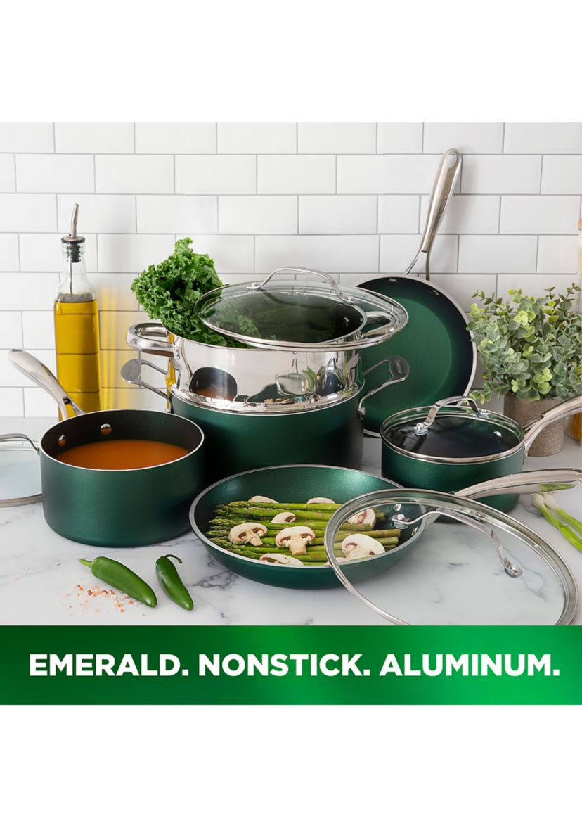10 Piece Ultra-Durable Mineral and Diamond Infused Cookware Set
