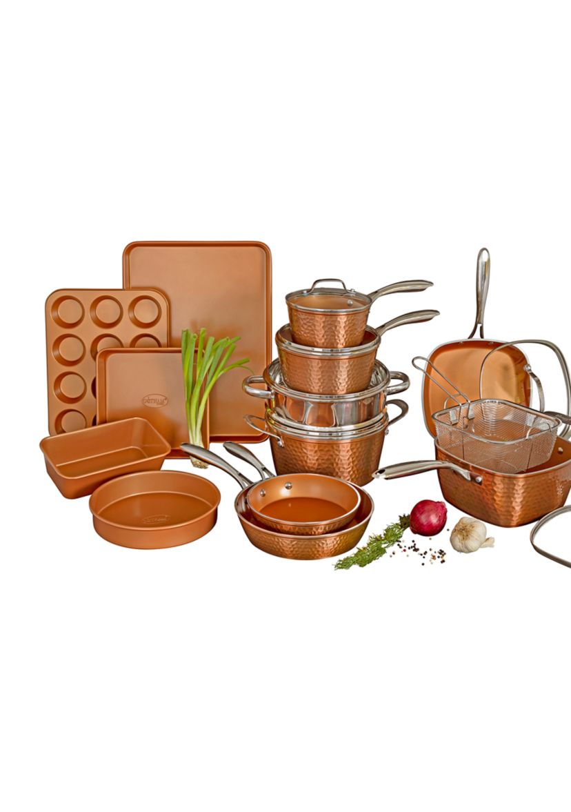 20 Piece Hammer Ti Ceramic Nonstick Cookware and Bakeware Set