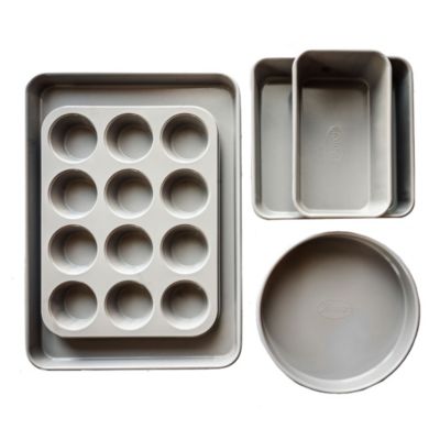 MasterClass Smart Ceramic 5-Piece Non-stick Stackable Bakeware Set