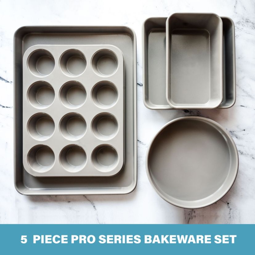Gotham Steel Professional 5-Piece Ti-Ceramic Nonstick Ultimate Bakeware Set