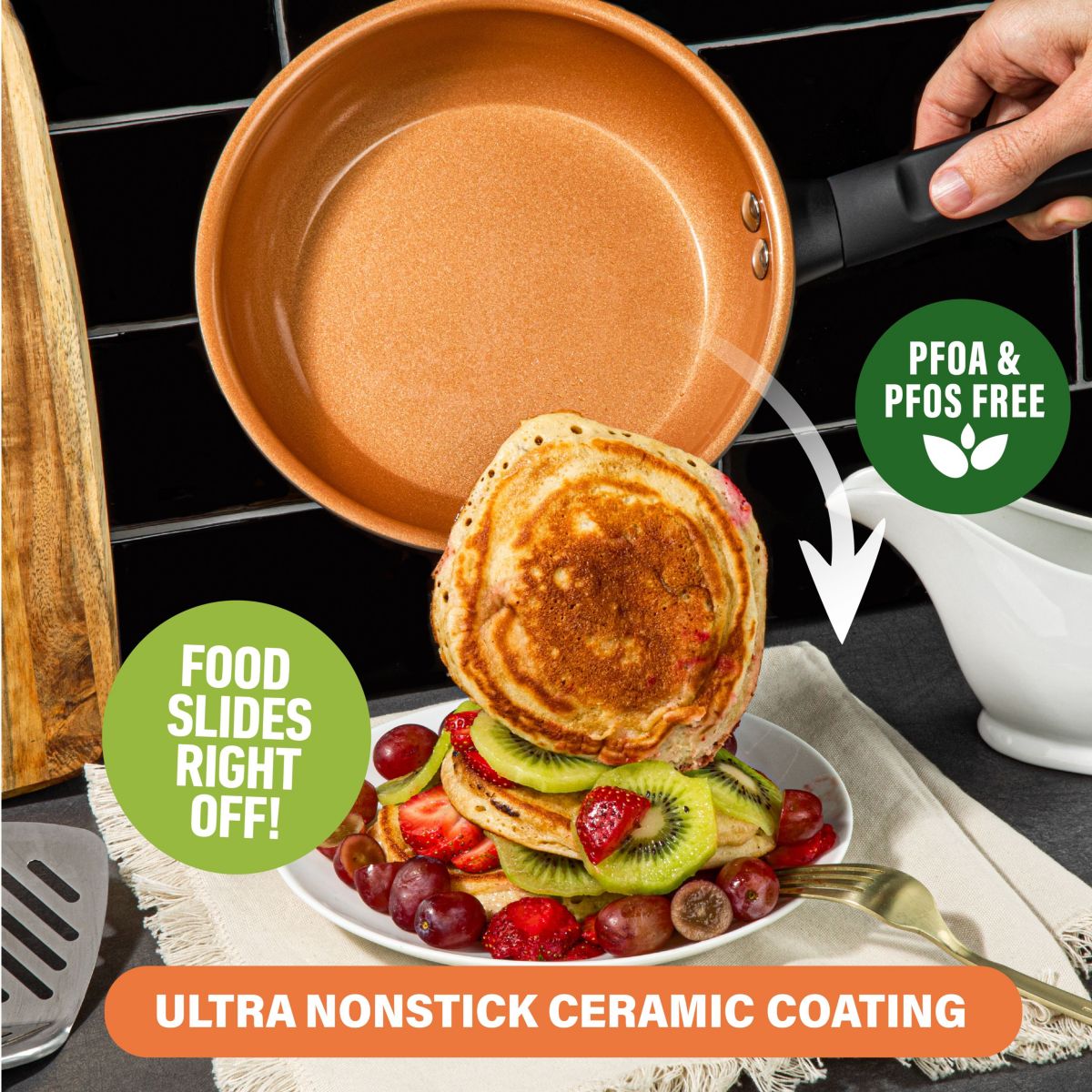 Gotham Steel Pro Premier Non-Stick Ceramic 10-Piece Cookware Set