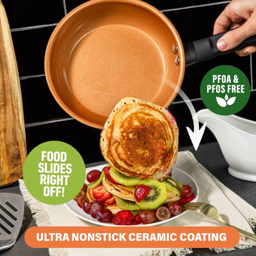 Gotham Steel Pro Premier 17-Piece Hard Anodized Ceramic Nonstick Cookware Set