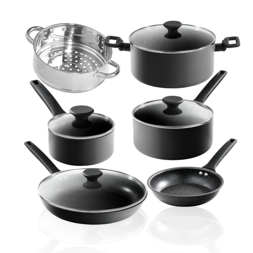 Gotham Steel Pro Preimer Hard Anodized Cermaic Coating Nonstick 10-Piece Cookware Set