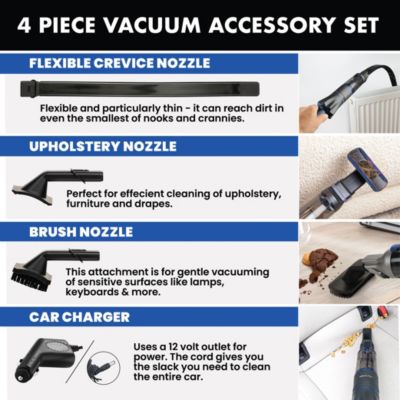 Pro 4-Piece Handheld Vacuum Accessory Kit