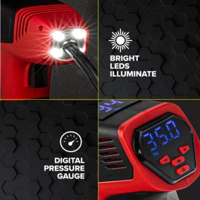 Pro 12V 150-PSI Rechargeable Tire Inflator
