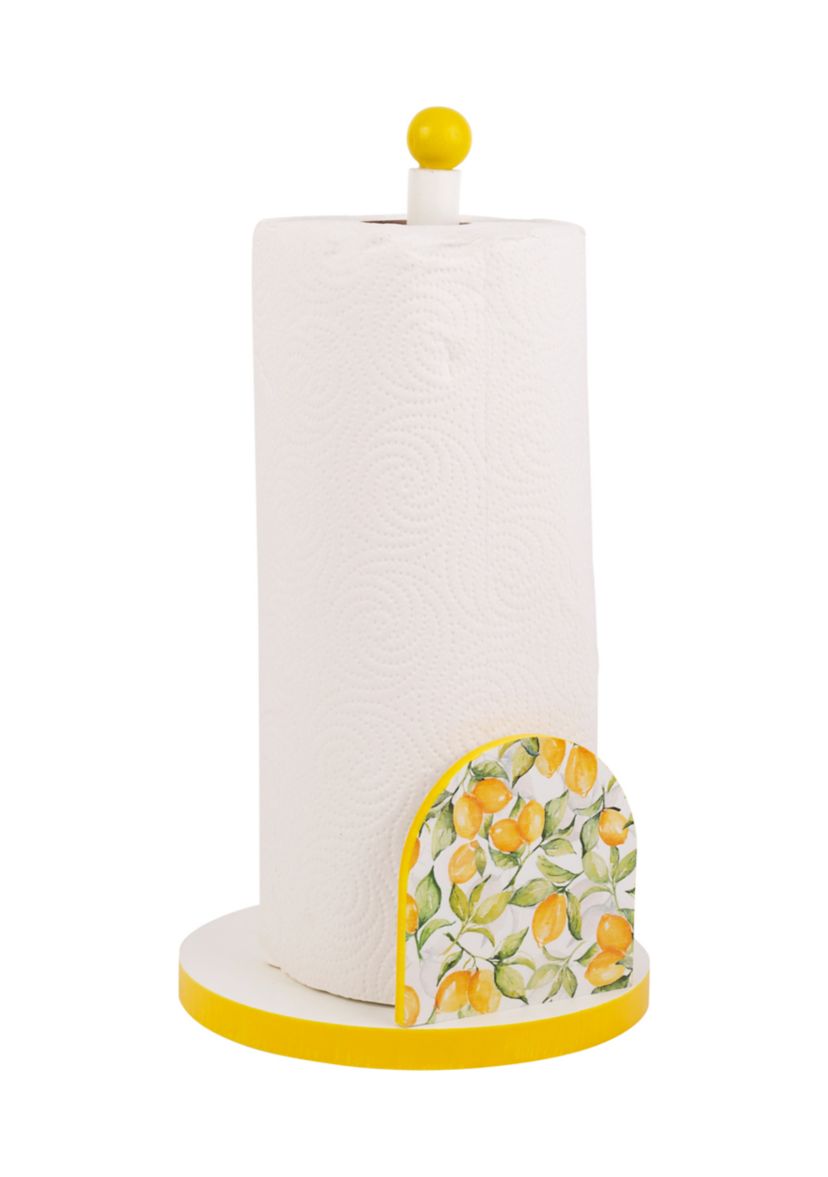 Lemon Printed Paper Towel Holder