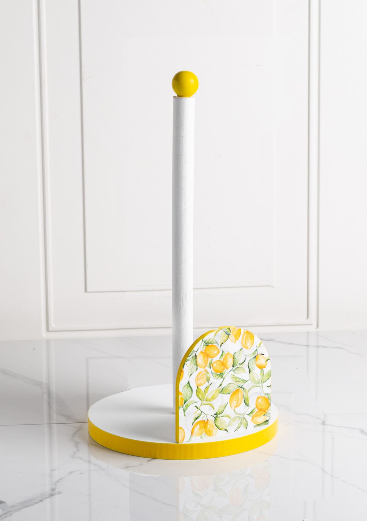 Lemon Printed Paper Towel Holder