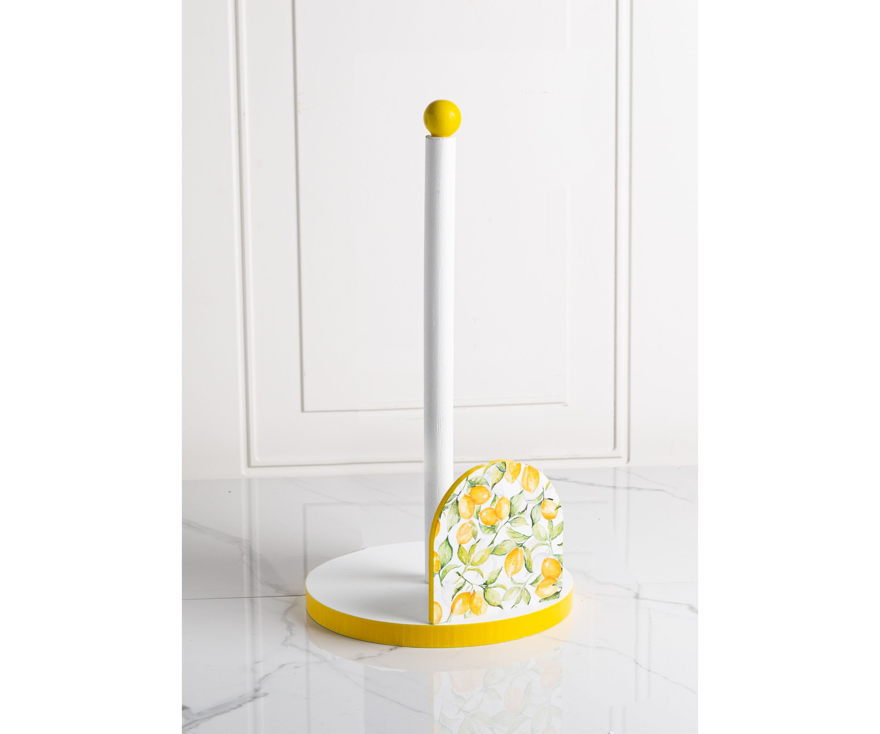 Lemon Printed Paper Towel Holder