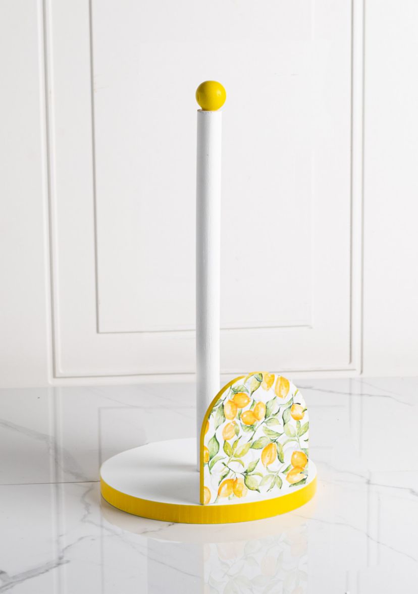 Lemon Printed Paper Towel Holder