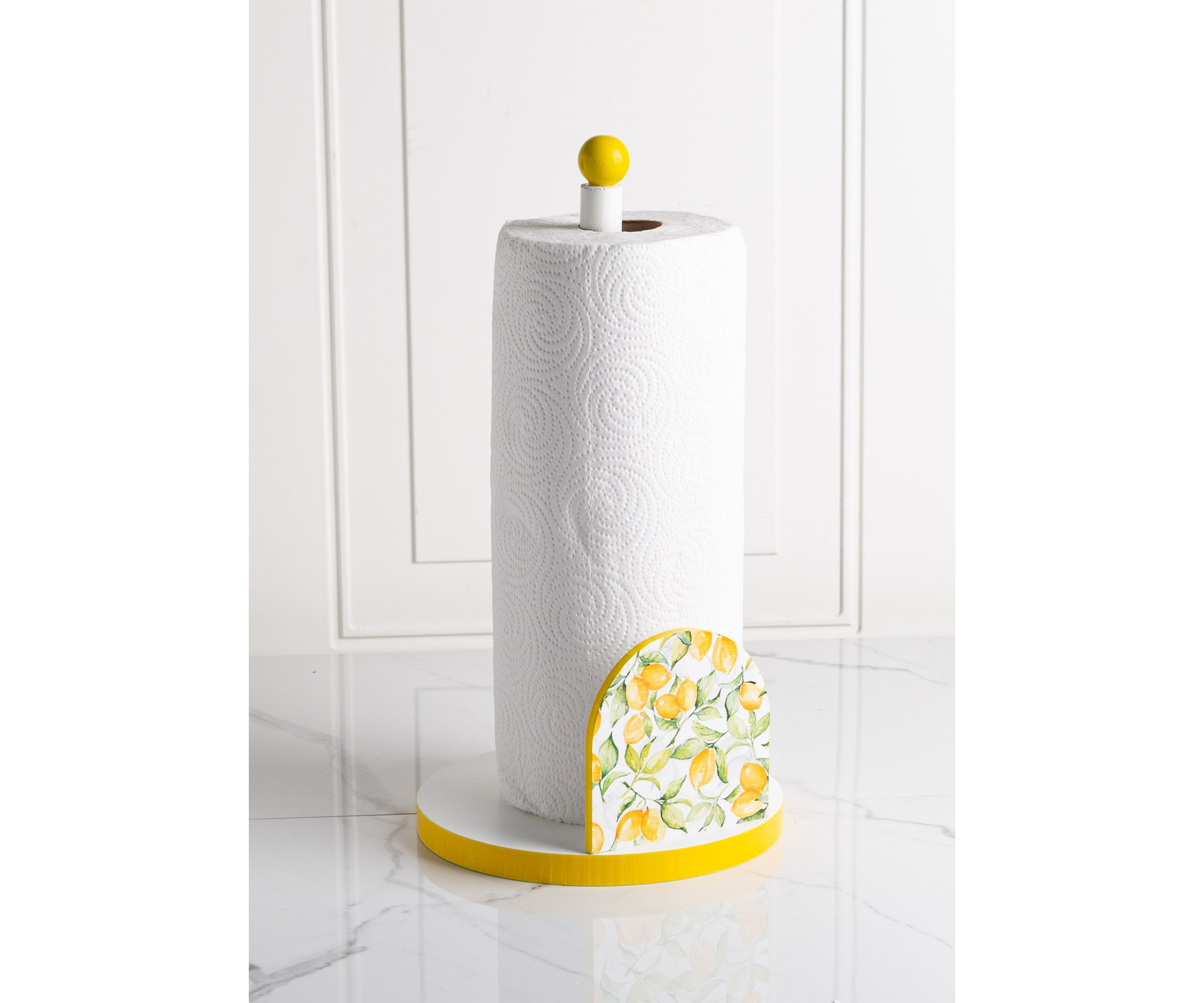 Lemon Printed Paper Towel Holder