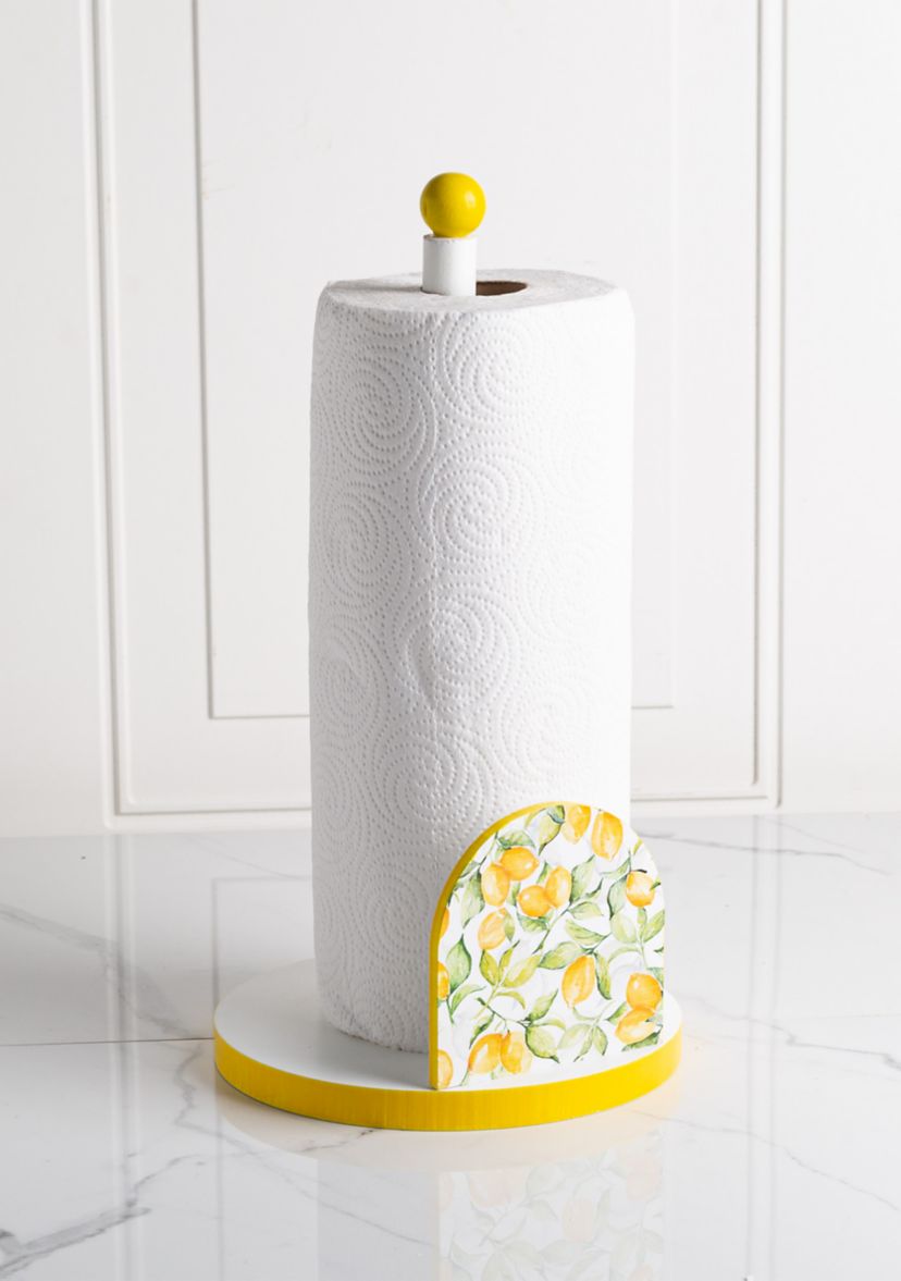 Lemon Printed Paper Towel Holder
