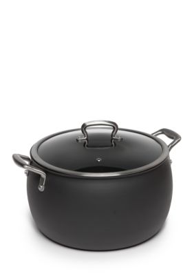 biltmore 12 qt.non stick dishwasher safe hard anodized belly stockpo