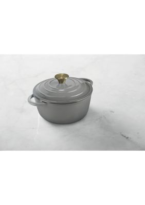 Biltmore+3.5+Qt.+Dutch+Oven+Gray+Enameled+Cast+Iron+Collection for sale  online