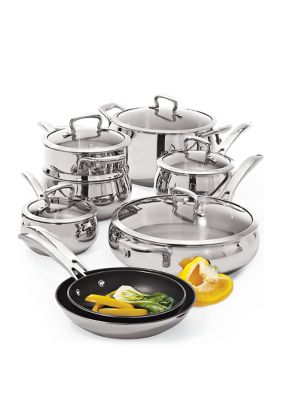 Biltmore 13 Piece Belly Shaped Stainless Cookware Set