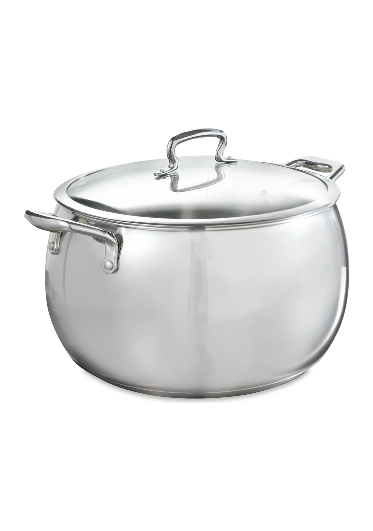 12 Quart Stainless Steel Belly Stockpot 