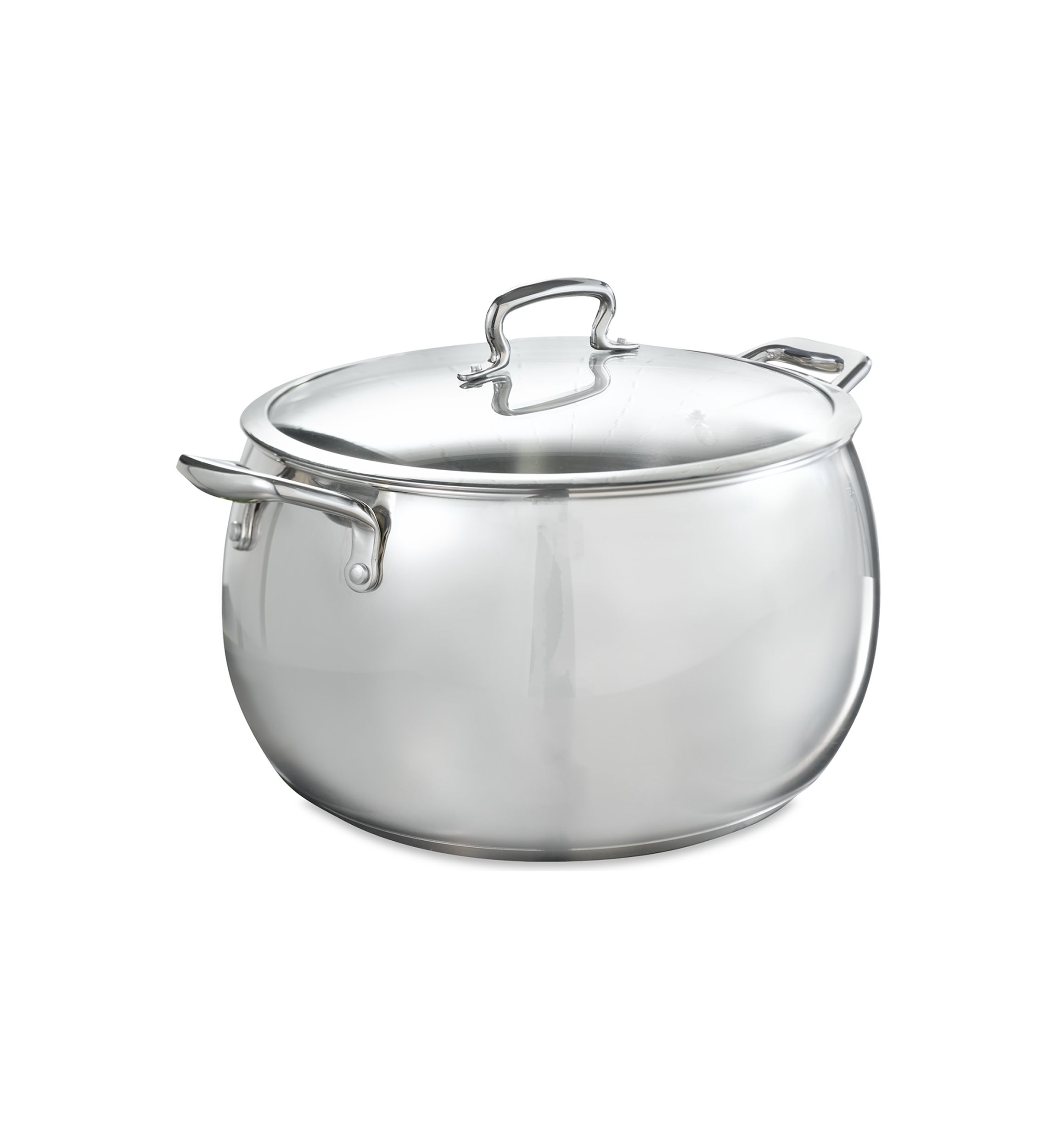  12 Quart Stainless Steel Belly Stockpot 