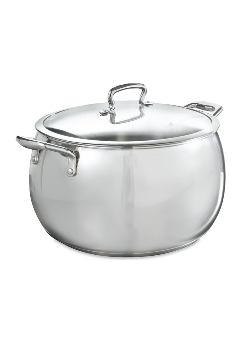  12 Quart Stainless Steel Belly Stockpot 
