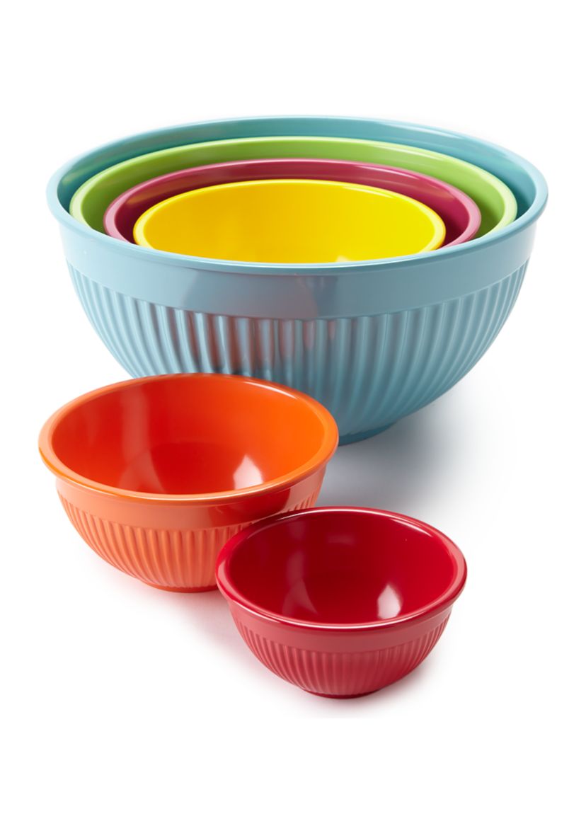 6 Piece Melamine Mixing Bowl Set