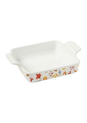 Cooks Tools Ceramic Square Baking Dish, Orange -  0480019675473