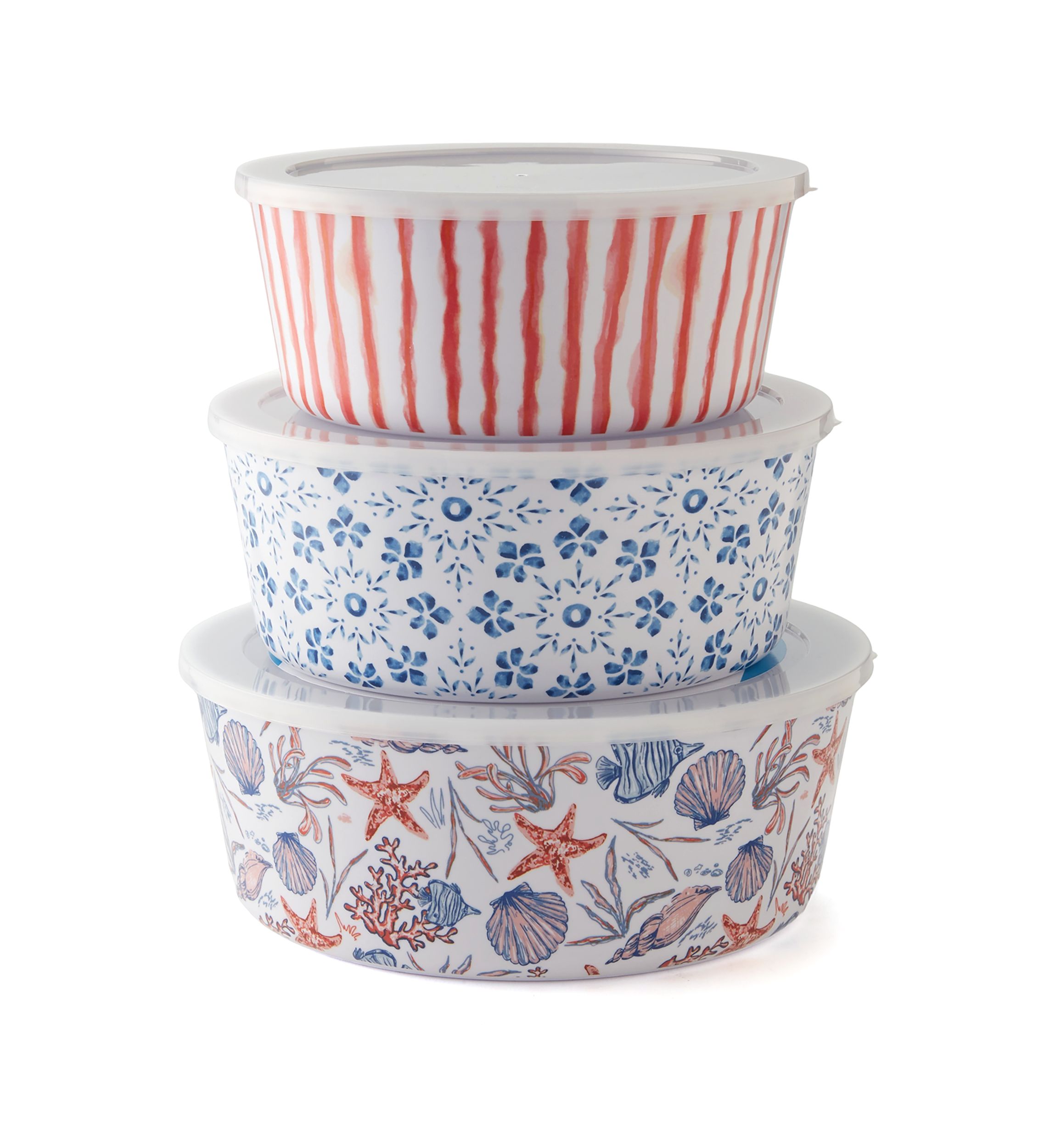 3 Piece Melamine Storage Bowls