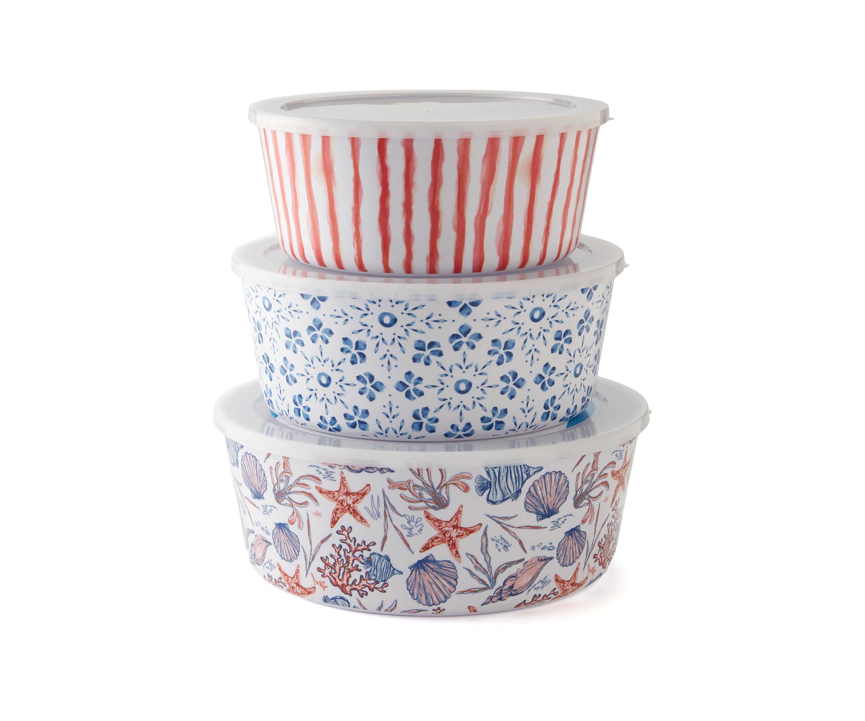 3 Piece Melamine Storage Bowls