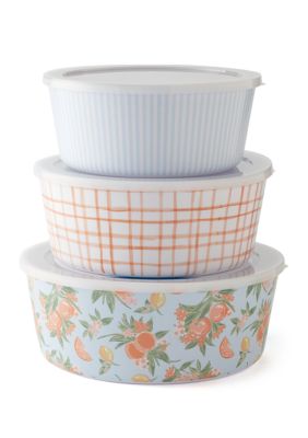3 Piece Melamine Storage Bowls