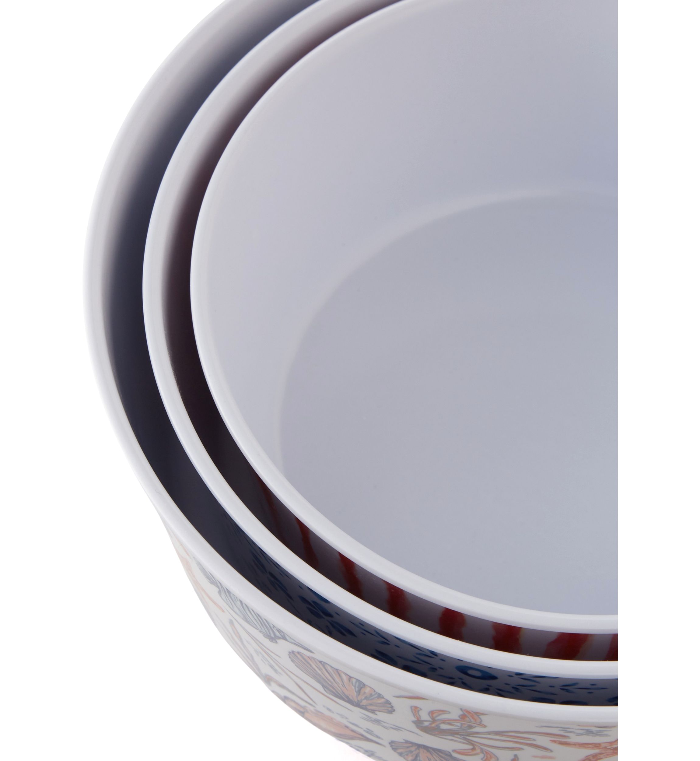 3 Piece Melamine Storage Bowls