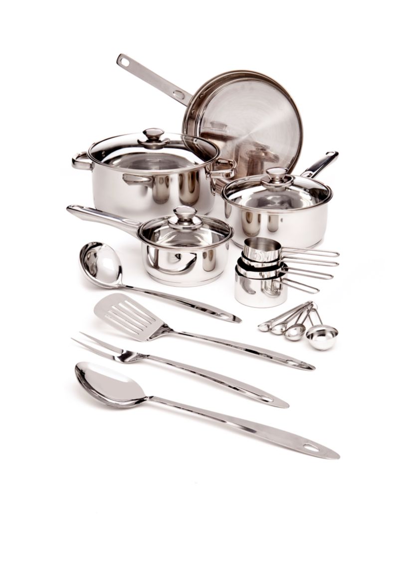 19-Piece Stainless Steel Cookware Set