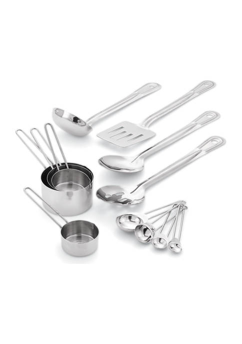19-Piece Cooks Tools Dishwasher Safe Cookware Set (Stainless)