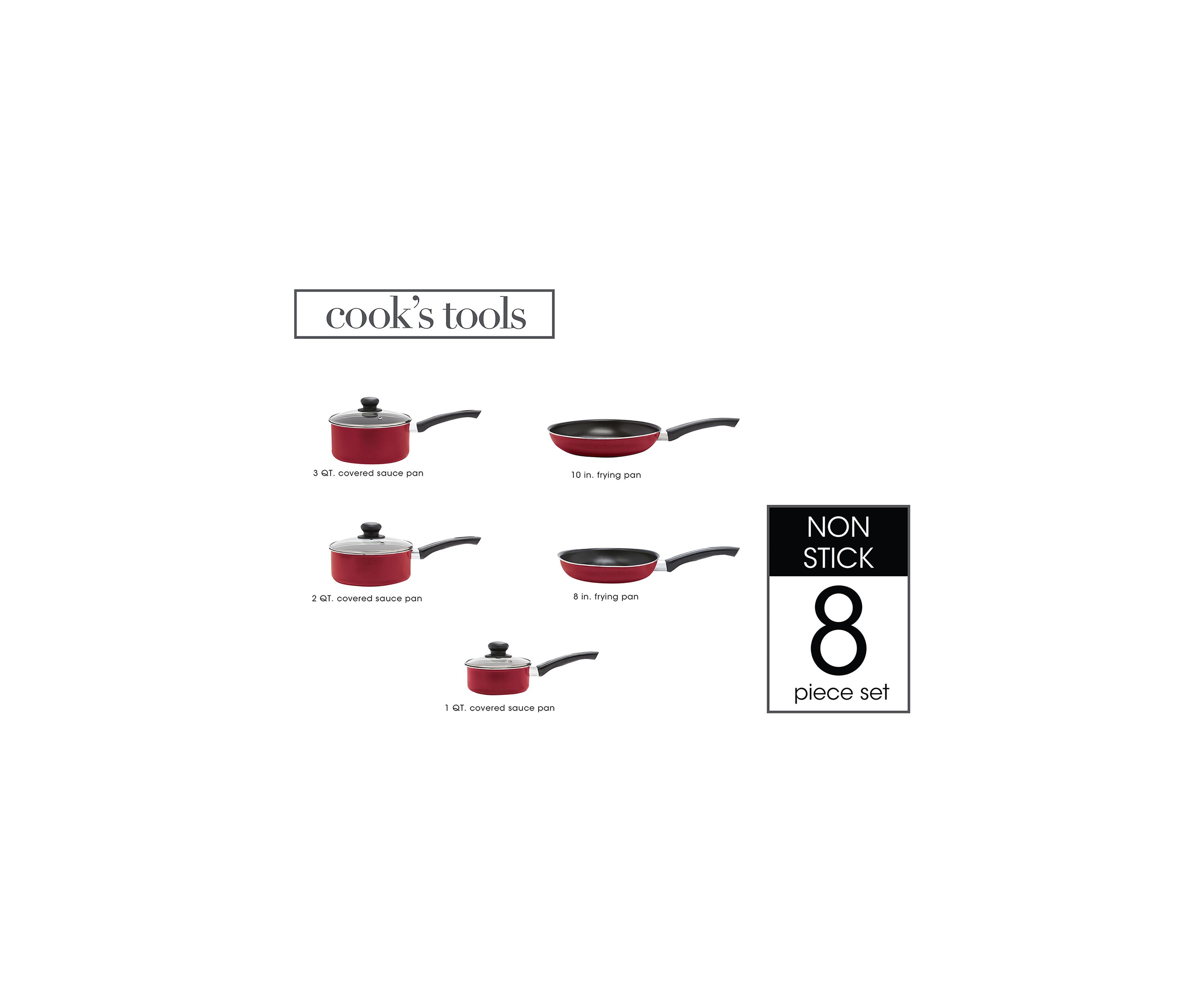  Non-Stick 8-Piece Cookware Set  