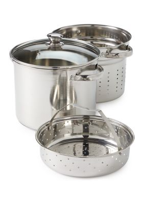 8 Quart Stainless Steel Multi Cooker Set
