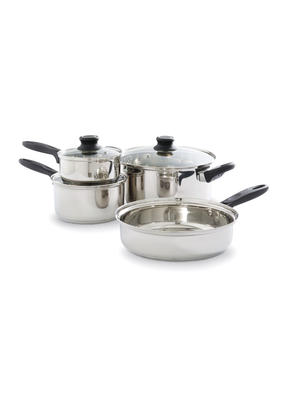 7 Piece Stainless Steel Cookware Set 
