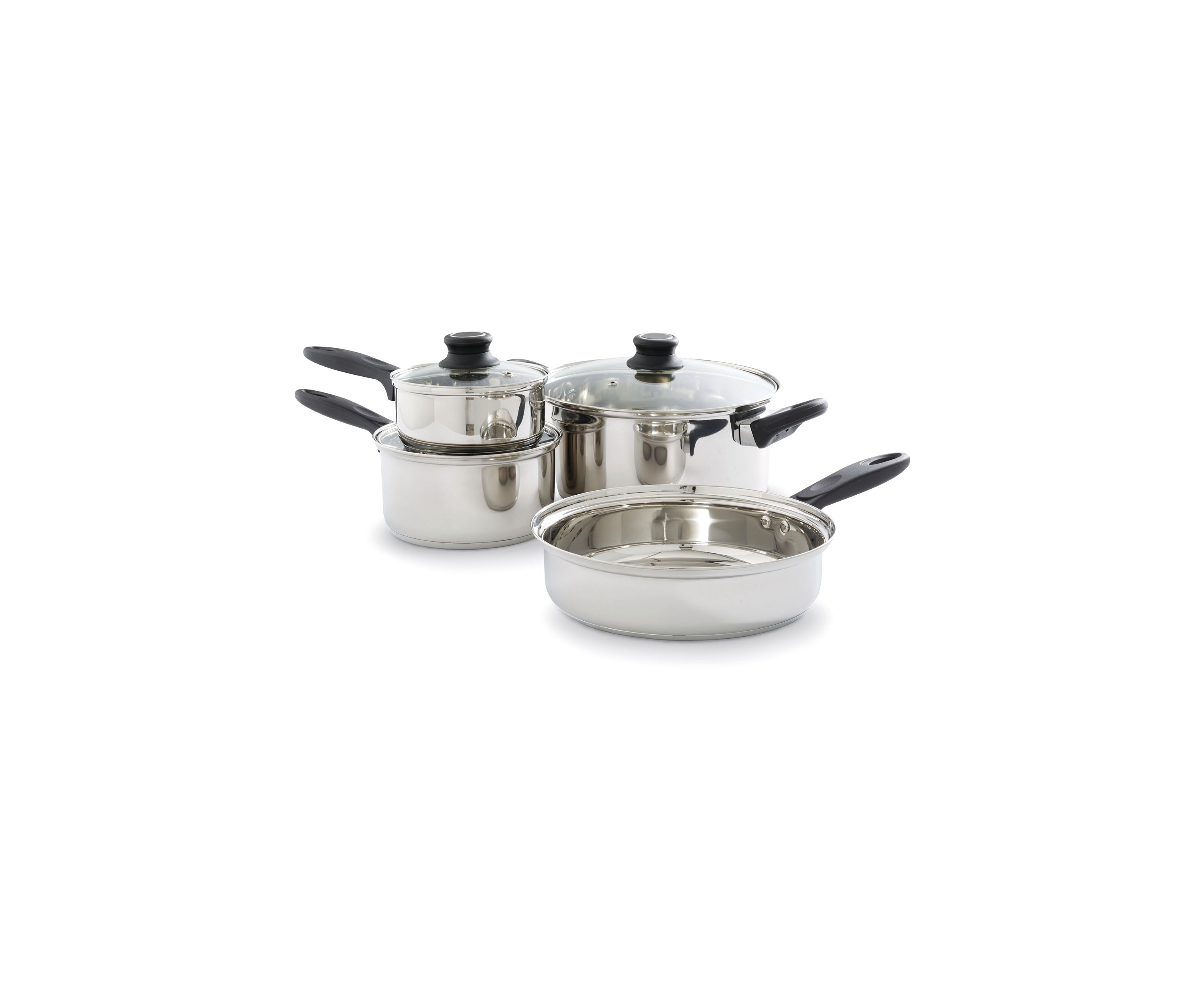 7 Piece Stainless Steel Cookware Set 