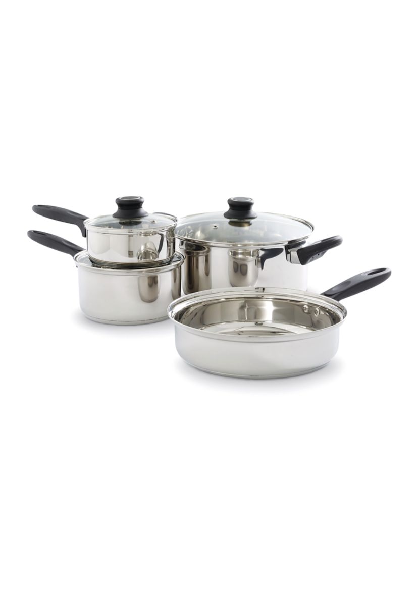 7 Piece Stainless Steel Cookware Set 