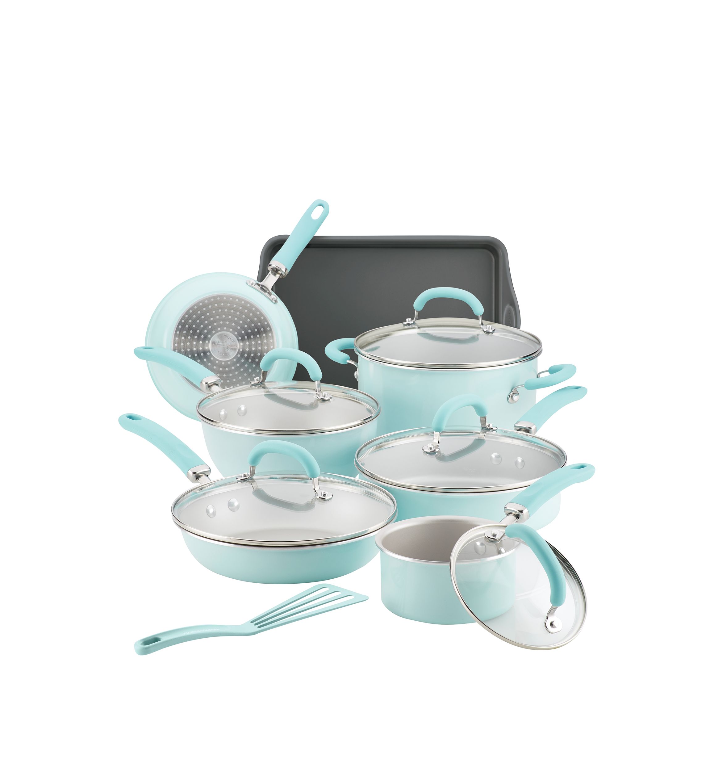 Create Delicious Aluminum Nonstick Cookware Induction Pots and Pans - 13 Piece Set