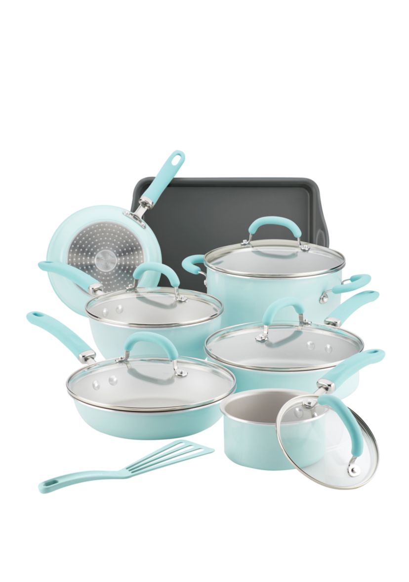 Create Delicious Aluminum Nonstick Cookware Induction Pots and Pans - 13 Piece Set