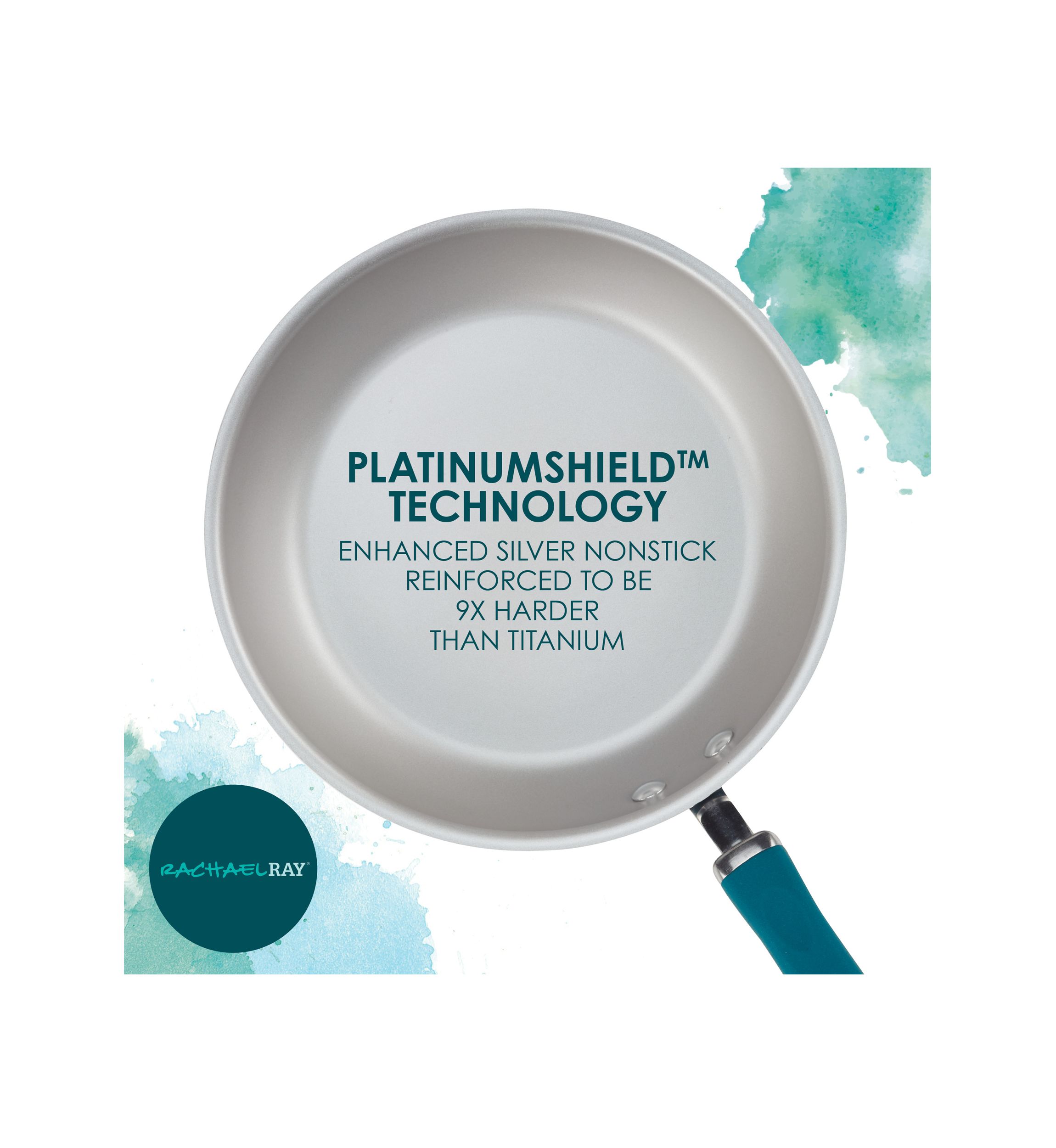 Create Delicious Aluminum Nonstick 12.5" Deep Skillet